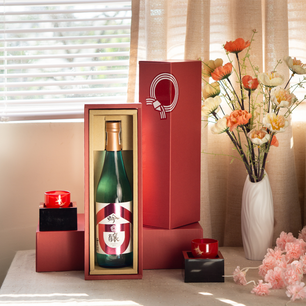 Sake Tết Giftbox 2026 - Sasanokawa Ginjo