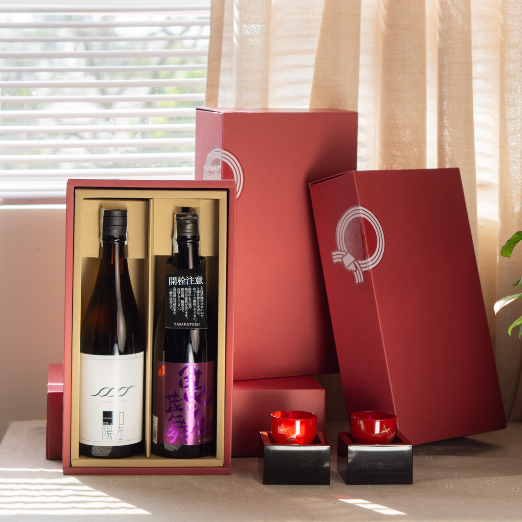 Sake Tết Giftbox 2026 - Kameno & Kasaichiyou