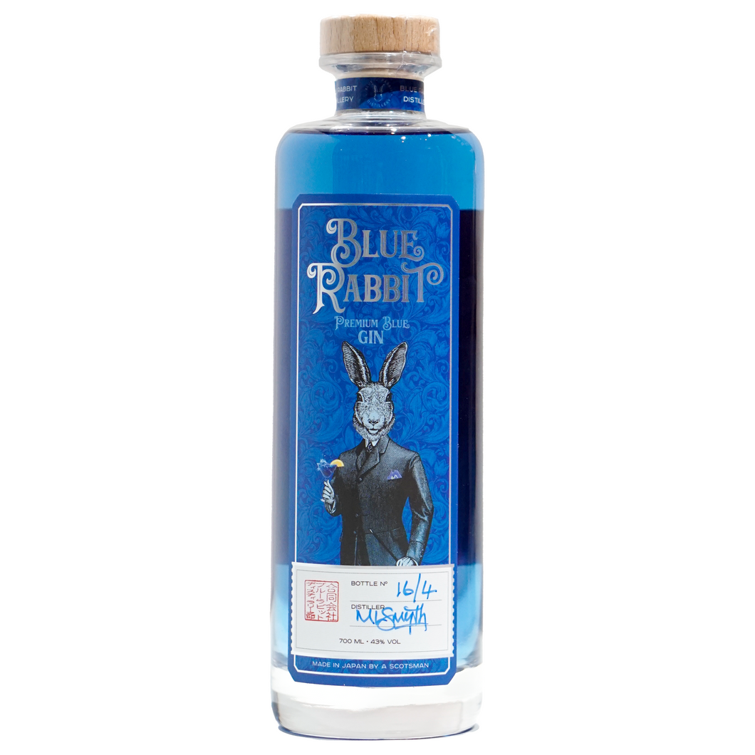 Blue Rabbit Premium Blue Gin 700ml 43% Vol