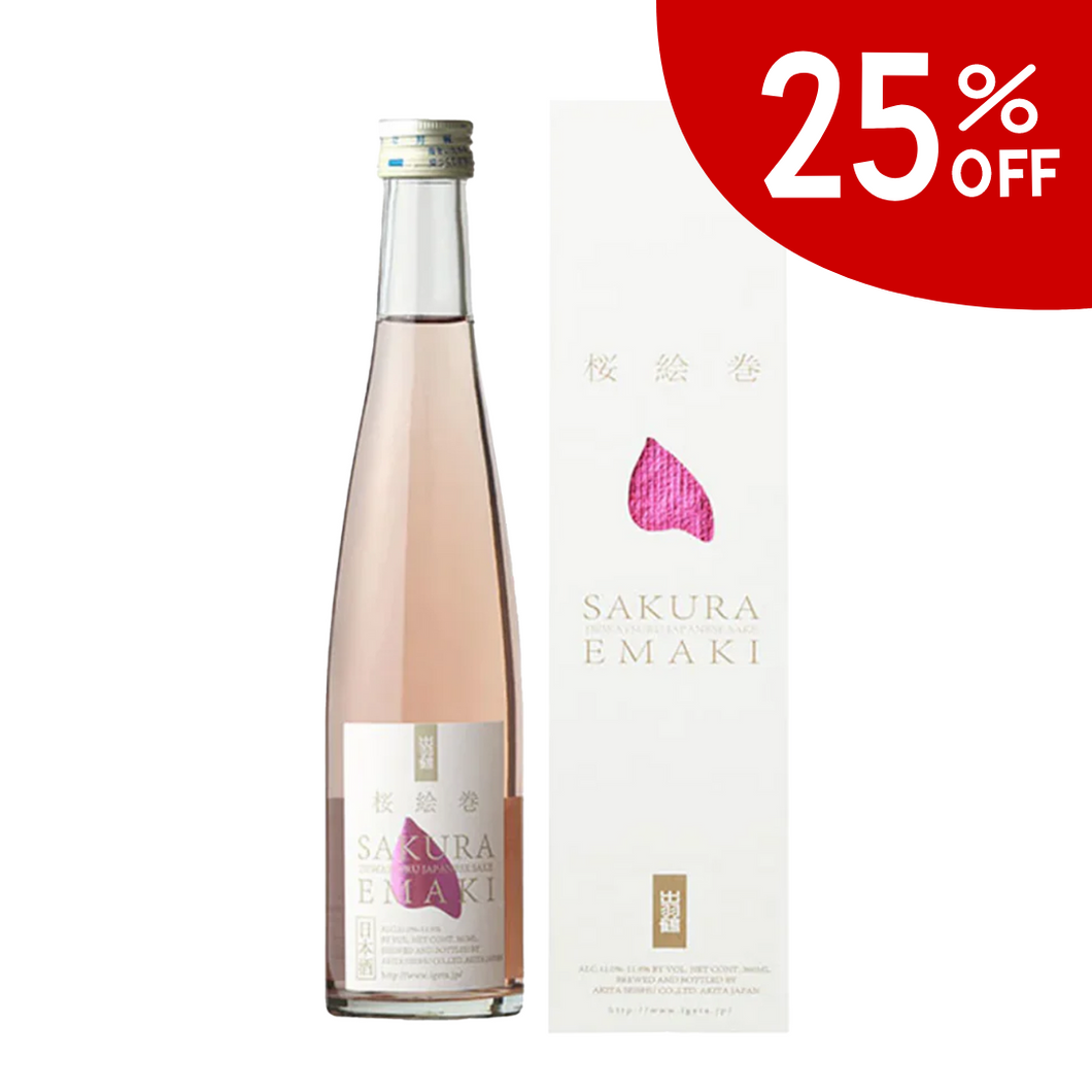 Rượu Sake Nhật Bản Dewatsuru Sakura Emaki 360 ml